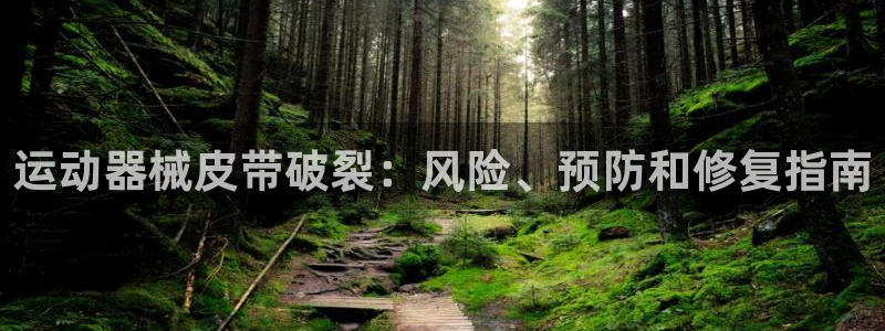 kb88凯时唯一官网注册：运动器械皮带破裂：风险、预