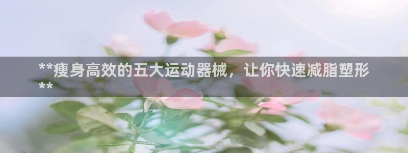 尊龙凯时不朽情缘：**瘦身高效的五大运动器械，让你快