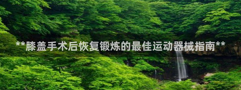 下载尊龙app：**膝盖手术后恢复锻炼的最佳运动器械