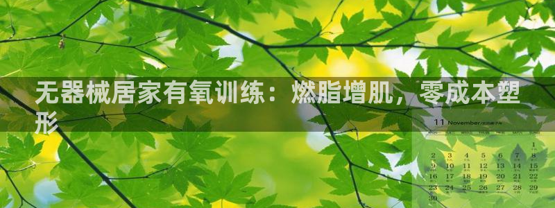 尊龙AG旗舰店：无器械居家有氧训练：燃脂增肌，零成本
