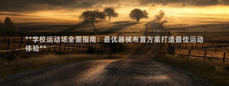 尊龙凯时城娱乐：**学校运动场全面指南：最优器械布置