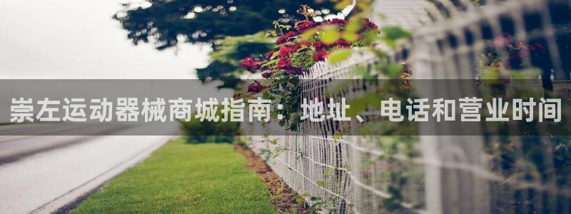 尊龙手机端下载：崇左运动器械商城指南：地址、电话和营