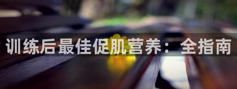 尊龙会：训练后最佳促肌营养：全指南